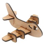 Toddler 3D Wooden Model Plane