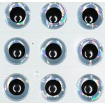 Stick On Eyes Grip 3D Silver - 6.4MM - Basil Manning