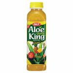 Aloe Vera King Pineapple Drink 500ML - Tangy Sweet Tropical Fruit Juice Beverage Hydrating Blend With Real Aloe Vera Pulp South