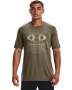 Men's Ua Logo Grid Short Sleeve - Tent / Sm