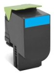 Lexmark 70C80C0 Laser Toner & Cartridge Cyan