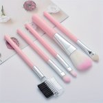 5PCS SET Portable Makeup Brushes Set For Blush Eye Shadow Etc. Suitable For Home Or Travel
