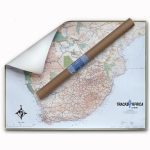 TRACKS4AFRICA Wall Map Of Southern Africa Edition 2