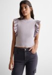 T-Shirt RUFFLE2 - Mauve