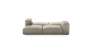 Double Lounger - Leather - Beige - 241CM X 168CM