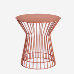 Emerging Creatives Tapered Side Table - Oxide Red