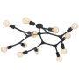Eurolux - BOCADELLA1 12 Lights Ceiling Light 920MM - Black