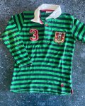 Avenue Green And Blue Striped Long Sleeve T-Shirt 7 8Y