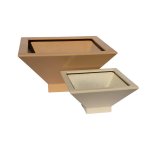 Tapered Square Bowl Pot