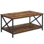 Lifespace Rustic Industrial Centre Coffee Table