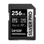Lexar 256GB Professional Uhs-ii Sdxc Memory Card 280MB S Silver Pro Series