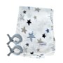 Sroo Cotton Muslin Gift Set - Blue Star