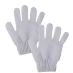 Flair Exfoliating Bath Gloves – 2 Pcs White