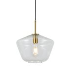 Gatsby Clear Glass Gold Pendant Light