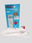 Switched 4-WAY Med Surge Ext Lead 5M