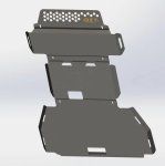 Isuzu D-max KB7 Half Bash Plate 3 Piece For