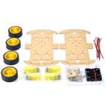 4 Wheel Drive Smart Car Chassis Kit - Dual Chassis