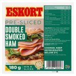 Eskort Slicced Double Smoked Ham 180G
