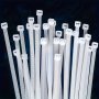 100pcs White Plastic Cable Ties 12-inch - Non-Slip Abrasion-Resistant Heavy Duty 22.68 KG Tensile Strength Self-Locking Nylon Zip Ties For Indoor And Outdoor Use