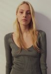 Rib-knit Top - Green