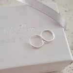 Emma 925 Sterling Silver Small Hoop Earrings Size 10MM
