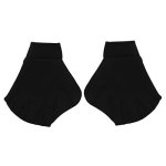 Locadence 1 Pair Swimming Webbed Gloves Open Fingers Design Non Absorbent Swimming Training Webbed Fingers Gloves With Wrist Str