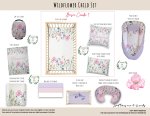 Cot Duvet Bedding Wildflower Child Set