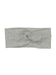 Grey Ribbed Twist Headband - One Size Grey