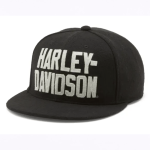 Harley-davidson Baseball Cap Block Font Switchback Black