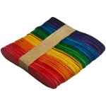 Rainbow Icecream Sticks 50PC 75MM
