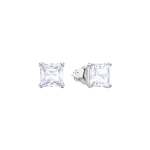 SWAROVSKI Attract Stud Pierced Earrings White Rhodium Plating
