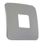 One Double Module Stove Isolator Cover Plate - Silver - Buy Online At 7 Triple 7