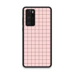 Custom Printed Tpu Cases - Huawei P40 & 39 Pink Checkered& 39 By