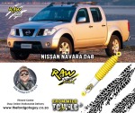 Nissan Navara D40 RAW 4X4 Off Road Suspension Kit For