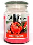 Grapefruit Scented Candle Large Lidded Mason Glass Jar – Wax Capacity 510GRAMS Burn Time Up To 75 Hours High Quality Premium Par