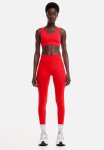 Drymove Seamless Shaping Sports Tights - Bright Red