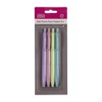 Simple Choice Simple Choice Retractable Pen Pastel 4PK