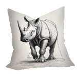 Rhino Unraveling Luxury Scatter By Nathan Pieterse