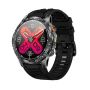 Black YK16 Smartwatch Compass Flashlight Bt Call