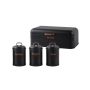Bread Bin & Canister Set 4 Piece Retro