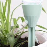 2 5PCS Adjustable Self-watering Automatic Drip Irrigation System Lazy Dripper Green Plant Steward Automatic Dripper Device For P
