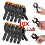 10PCS Plastic Spring Clamps Diy Clip For Woodworking Workbench And Home Workshop