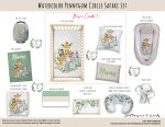 Cot Duvet Bedding Watercolor Pennygum Circle Safari Set
