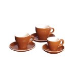 Cappuccino Saucer Brown 15.4CM Set Of 12 Chef& 039 S Depot