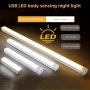 Motion-activated LED Light Bar - Ultra-thin Wireless USB Rechargeable Perfect For Kitchen Cabinets Stairs Hallways & Wardrobes