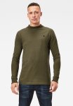 G-star Raw Korpaz Mock R Long Sleeve Tee - Olive