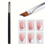 Versatile Nail Art Brush Pen - Gradient & Liner Design For Manicure And Pedicure Acrylic Powder Compatible