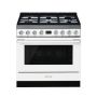 Smeg Cooker With Gas Hob – White
