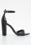 Capsule Block Heel - Black