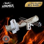 Spitalles Rotisserie Combo Includes: Counter Stand Motor Skewer Carousel And Free Canvas Bag